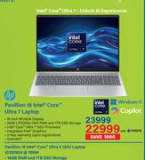 HP Pavillion 16 Intel Core Ultra 5 125U Laptop