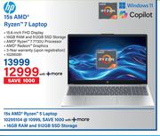 HP 15s AMD Ryzen 5 Laptop