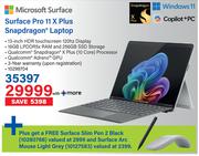 Microsoft Surface Pro 11 X Plus Snapdragon Laptop