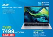 Acer Aspire Lite 14 Intel Core i3 Laptop-On A 12.5GB LTE Wireless Plan