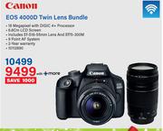 Canon EOS 4000D Twin Lens Bundle