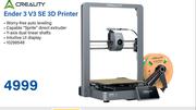 Creality Ender 3 V3 SE 3D Printer