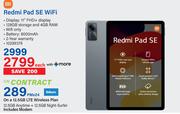MI Redmi Pad SE WiFi-On A 12.5GB LTE Wireless Plan