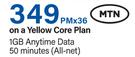 Huawei Nova 12i-On A Yellow Core Plan