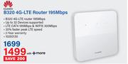 Huawei B320 4G LTE Router 195 Mbps