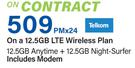 Apple iPad 10.9" 10th Gen WiFi 64GB-On A 12.5GB LTE Wireless Plan