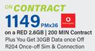 Apple iPhone 16 Pro 128GB-On A Red 2.6GB