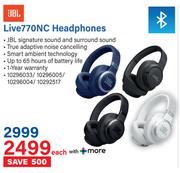 JBL Live 770NC Headphones-Each