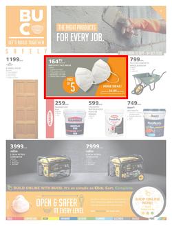 Buco Inland Cash : The Right Products For Every Job (15 September - 4  October 2020), page 1