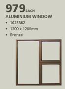 ROBMEG Steel Aluminium Window-1200 x 1200mm