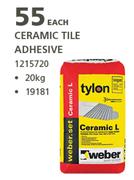 Tylon Ceramic Tile Adhesive-20Kg Each