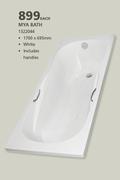 Betta Mya Bath-1700 x 695mm Each