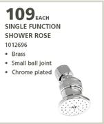 Catchet Single Function Shower Rose-Each