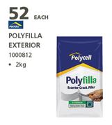 Polycell Polyfilla Exterior-2Kg Each