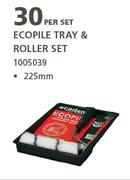 Academy Ecopile Tray & Roller Set 225mm-Per Set