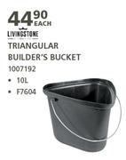 Living Stone Triangular Builder's Bucket-10L Each
