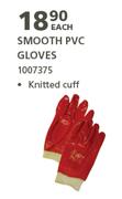 Smooth PVC Gloves-Each