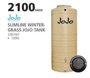 JOJO 1000Ltr Slimline Winter Grass Tank-Each