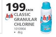HTH 4Kg Classic Granular Chlorine-Each