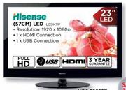 Hisense FHD LED TV-(LEDK11P)23"(57cm)