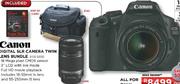 Canon Didital SLR Camera Twin Lens Bundle (EOS 5500)
