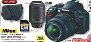Nikon Didital SLR Camera Twin Lens Bundle (D3100) 