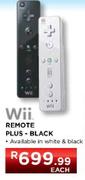 Wii Remote Plus-Black-each