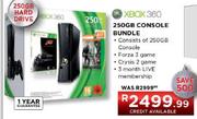 XBox 360 250GB Console Bundle