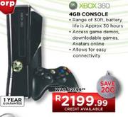 XBox 360 4GB Console