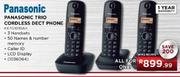 Panasonic Trio Cordless Dect Phone (KX-TG1613SAH)