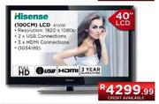 Hisense (100cm) LCD (40V86)