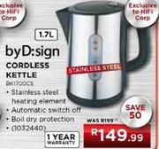 byD:sign Cordless Kettle 1.7 ltr (BK1700CS)