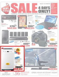 HiFi Corp : Sale, 4 Days Only (27 Jun - 30 Jun 2013), page 1