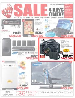 HiFi Corp : Sale, 4 Days Only (27 Jun - 30 Jun 2013), page 1