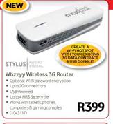Stylus Whzzyy Wireless 3G Router