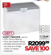 Defy 195Ltr Chest Freezer(DMF 470)