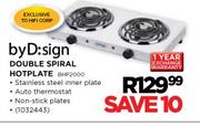 byD:sign Double Spiral Hotplate-Each