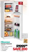 Hisense 168Ltr Fridge/Freezer(H220TWH)