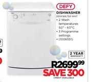 Defy Dishwasher(DDW168/156WHT)
