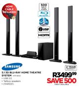 Samsung 5.1 3D Blu-Ray Home Theatre System(HTF4550)