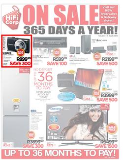 HiFi Corp : On Sale - 365 days a year (4 Jul - 7 Jul 2013), page 1