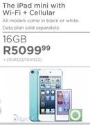 Apple iPad Mini With Wi-Fi + Cellular - 16GB