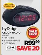 ByD:sign Clock Radio (CR1000)