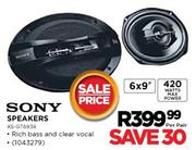 Sony Speakers(XS-GT6938)-Per Pair