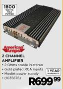American Amps 2 Channel Amplifier