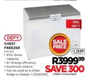 Defy Chest Freezer-386Ltr(DMF454)
