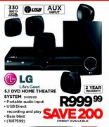 LG 5.1 DVD Home Theatre System(DH3120S)