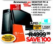 Lenovo Desktop PC & Monitor(H505)
