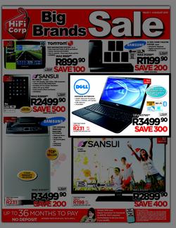 HiFi Corp : Big brands sale (1 Aug - 4 Aug 2013), page 1