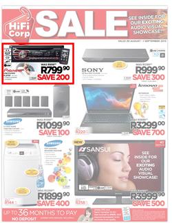 HiFi Corp : Sale (29 Aug - 1 Sep 2013), page 1